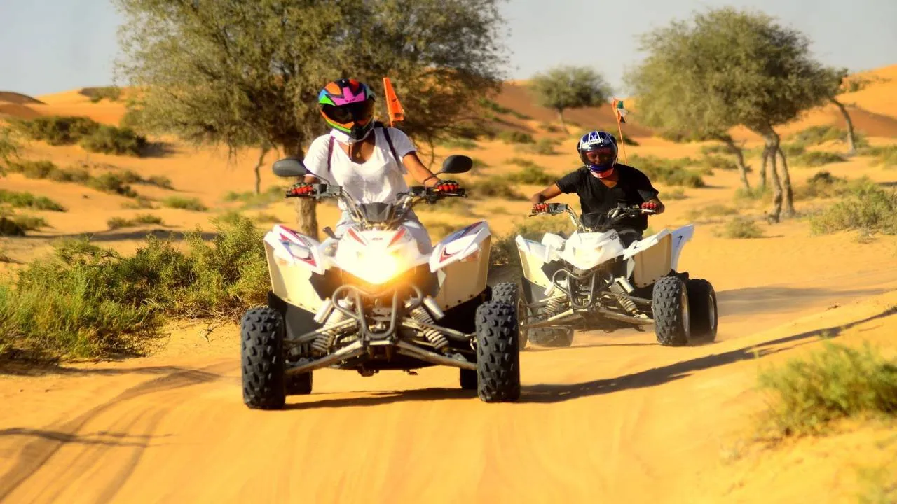 90-Minute Morning Quad Bike Adventure in Bassata Village RAK